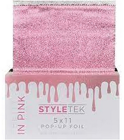 Hair Foil with Easy Glide Dispenser, pink - StyleTek — photo N1