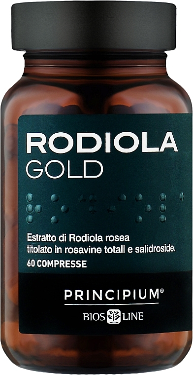 Rodiola Gold Dietary Supplement - BiosLine Principium Rodiola Gold — photo N1