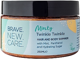 Fragrances, Perfumes, Cosmetics Soothing Scalp & Hair Gel - Brave New Hair Minty Twinkle Body Shimmer