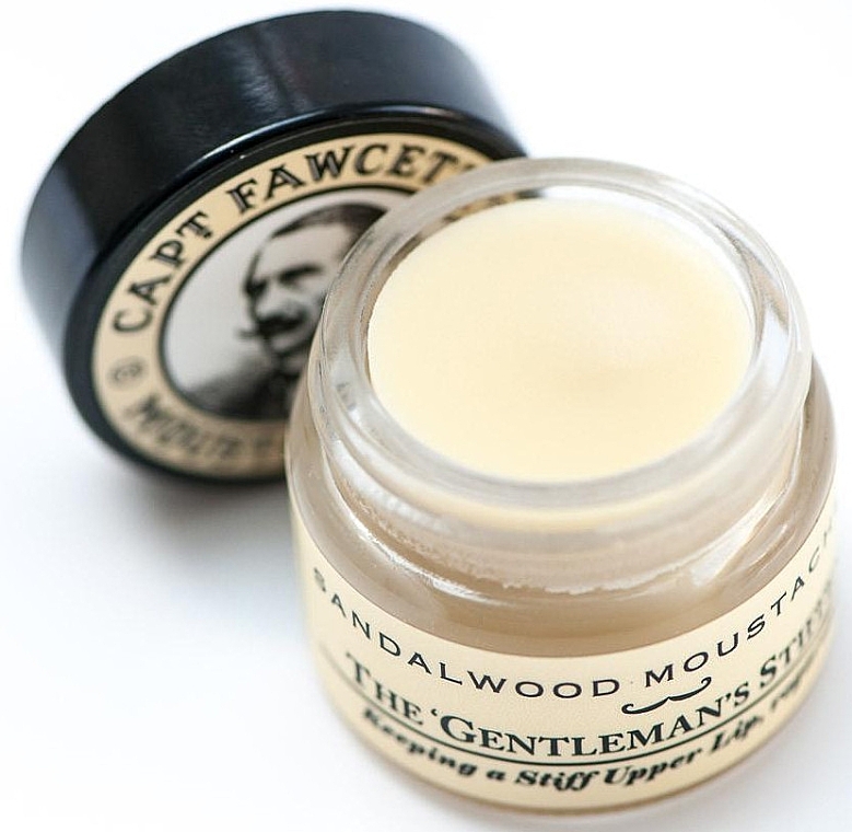 Set - Captain Fawcett Sandalwood (moust/wax/15ml + moustache comb) — photo N4