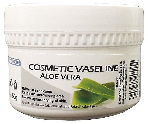 Face Cream - Pasmedic Cosmetic Vaseline Aloe Vera — photo N2