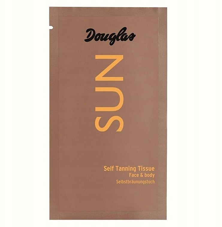 Self-Tanning Tissue - Douglas Self Tanning Tissue Face & Body — photo N1