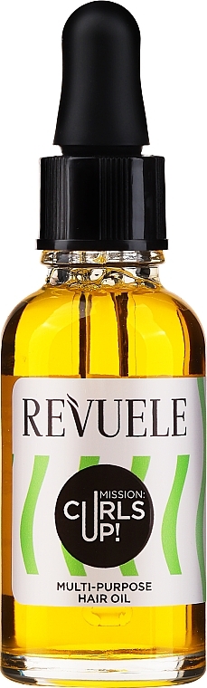 Multifunctional Hair Oil - Revuele Mission: Curls Up! Multi-Purpose Hair Oil — photo N1