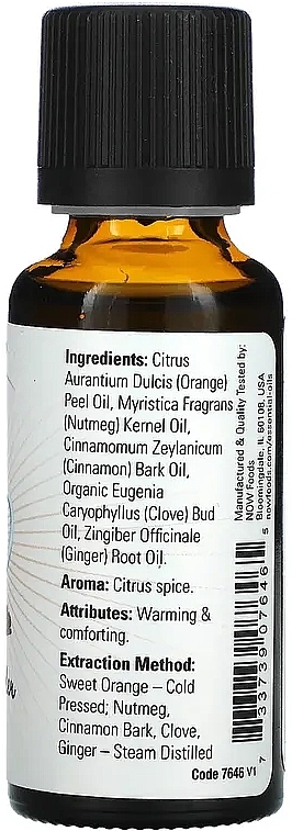 Spiced Cider Essential Oil - Now Foods Essential Spiced Cider Essential Oil — photo N2