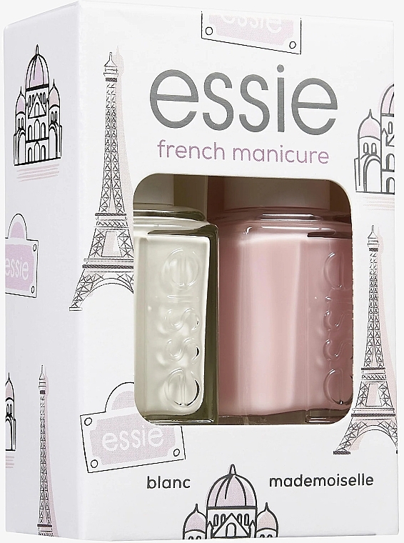 Set - Essie French Manicure Set (n/lacquer/13,5mlx2) — photo N1