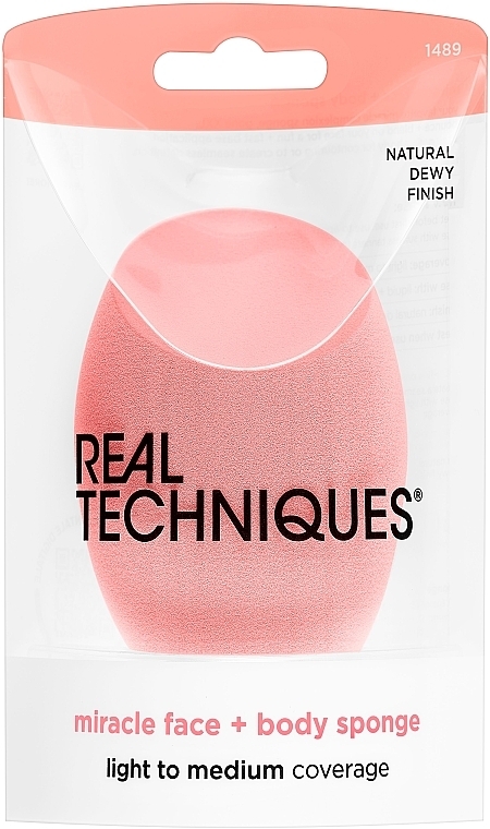 Makeup Sponge - Real Techniques Miracle Face and Body Sponge — photo N1