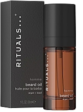 Beard Oil - Rituals Homme Beard Oil Argan + Basil — photo N2