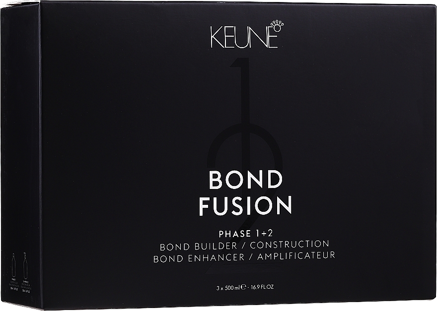 Set - Keune Bond Fusion Salon Kit Phase 1+2 (builder/500ml + enhancer/2x500ml) — photo N1
