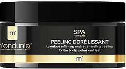 Luxurious Regenerating Body Scrub - M'onduniq SPA Luxury Gold & Honey Luxurious Softening And Regenerating Peeling For The Body Palms And Feet — photo N2
