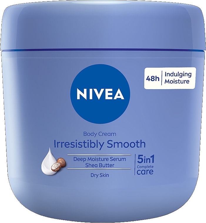 Smoothing Body Cream - Nivea Irresistibly Smooth Shea Butter Body Cream — photo N1