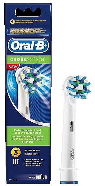 Spare Head for an Electric Toothbrush Cross Action EB50 - Oral-B — photo N2