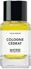 Matiere Premiere Cologne Cedrat - Eau de Parfum — photo N1