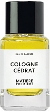 Fragrances, Perfumes, Cosmetics Matiere Premiere Cologne Cedrat - Eau de Parfum