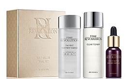 Fragrances, Perfumes, Cosmetics Set - Missha Time Revolution Best Seller Trial Kit (f/essence/30ml + f/serum/10ml + ton/30ml)