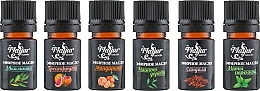 Fragrances, Perfumes, Cosmetics Essential Oil Gift Set for Hair, Body & Aroma Therapy "Tropical Blues" - Mayur (6 xoil/5 ml)