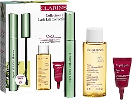 Set - Clarins Lash Lift Collection (mascara/8ml + oil/50ml + eye/balm/3ml) — photo N1