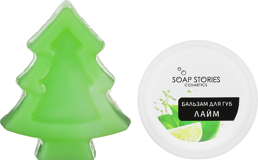 Lime Set - Soap Stories (balm/1pcs + soap/1pcs) — photo N1