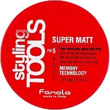 Matte Extra Strong Hold Paste - Fanola Tools Super Matt Paste — photo N1
