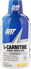 Fragrances, Perfumes, Cosmetics Liquid L-Carnitine 1500, lemun - GAT Sport L-Carnitine Amino Acid Lemon Blast