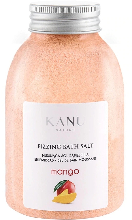 Fizzy Bath Salt "Mango" - Kanu Nature Mango Fizzing Bath Salt — photo N1