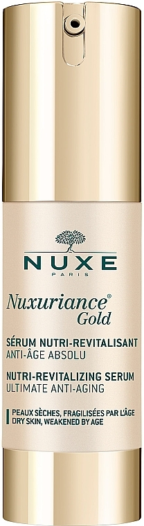 Regenerating Facial Serum - Nuxe Nuxuriance Gold Nutri-Revitalizing Serum — photo N1