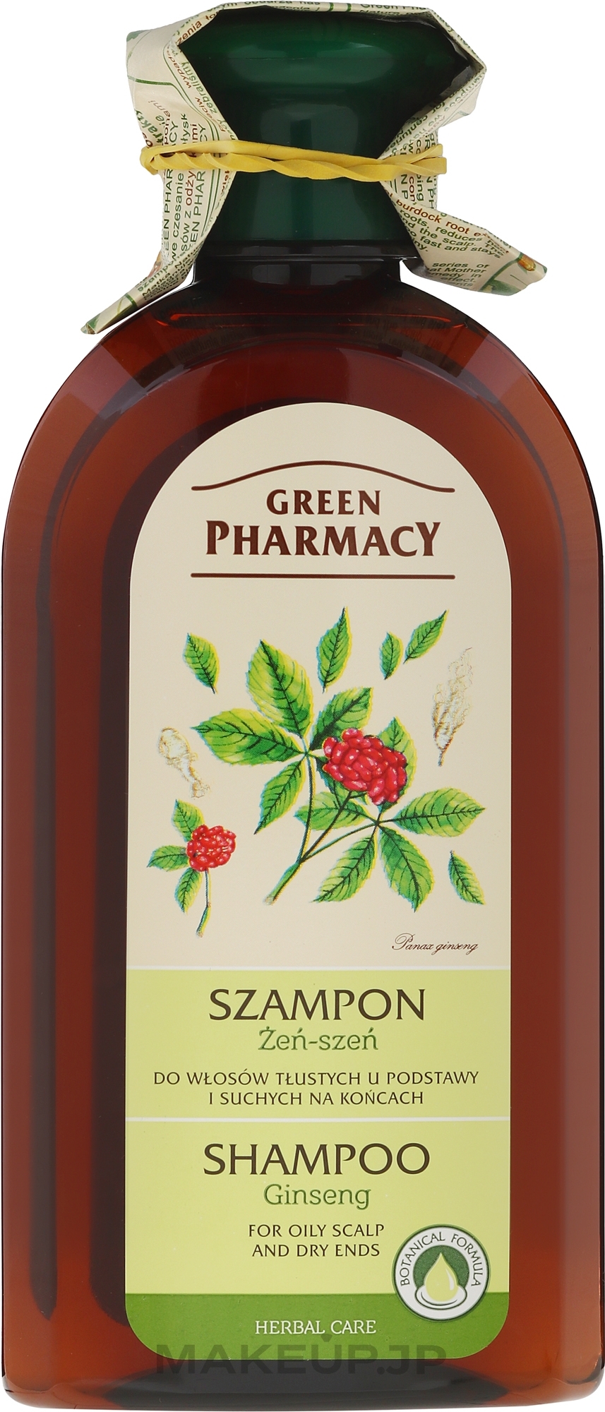 Shampoo "Ginseng" - Green Pharmacy — photo 350 ml