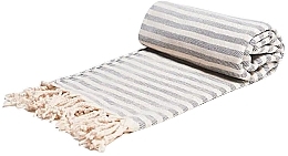 Fragrances, Perfumes, Cosmetics Hammam Towel, grey - Yeye Akasya 