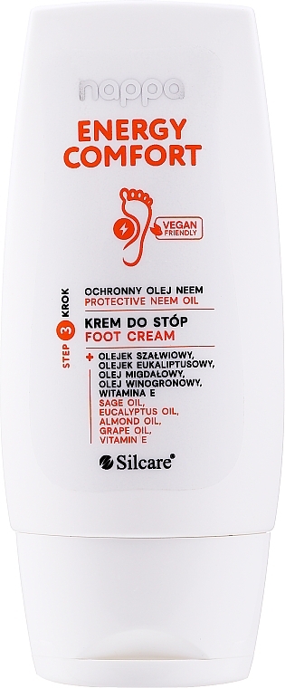 Foot Cream - Silcare Nappa Foot Cream Neem Oil & Sage Oil — photo N1