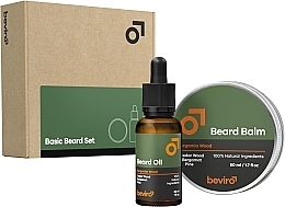 Fragrances, Perfumes, Cosmetics Set - Beviro Advanced Shaving Set (balm/50ml + oil/30ml)