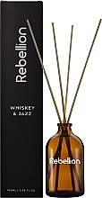 Fragrances, Perfumes, Cosmetics Reed Diffuser - Rebellion Whiskey & Jazz Reed Diffuser 