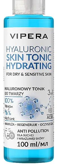 Face Toner - Vipera Hualuronic Skin Tonic Hydrating Tonic — photo N1