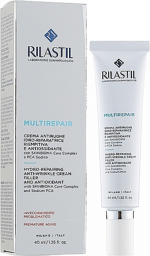 Antioxidant Moisturizing Anti-Wrinkle Filler Cream - Rilastil Multirepair Hydro-Repairing Anti-Wrinkle Cream — photo N1