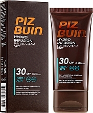 Fragrances, Perfumes, Cosmetics Sun Cream Gel For Face - Piz Buin Hydro Infusion SPF 30
