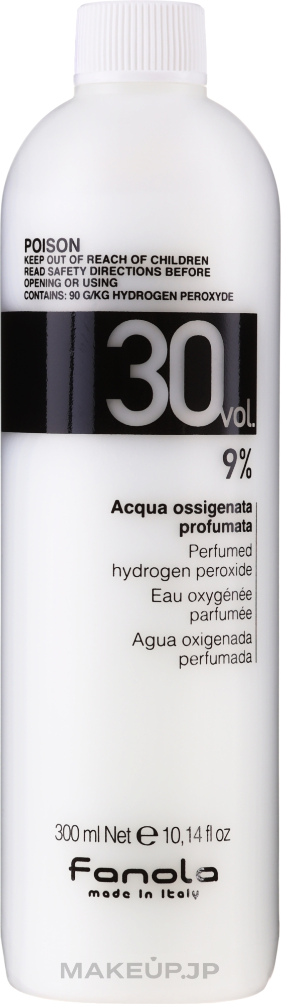 Emulsion Oxidant - Fanola Acqua Ossigenata Perfumed Hydrogen Peroxide Hair Oxidant 30vol 9% — photo 300 ml