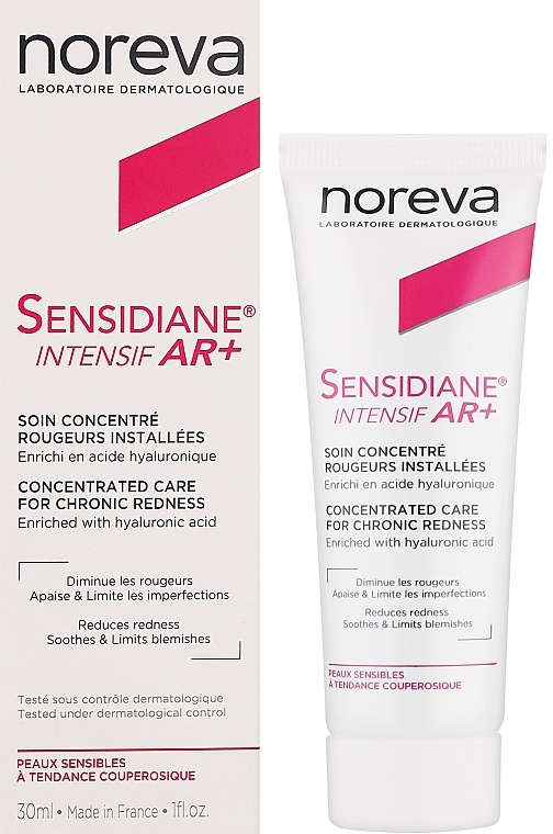 Intensive Anti-Redness Treatment - Noreva Laboratoires Sensidiane AR+ Intensif	 — photo N2