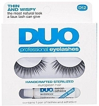 Fragrances, Perfumes, Cosmetics Set - Duo Lash Kit Professional Eyelashes Style D12 (glue/2,5g + eye/l2pcs)