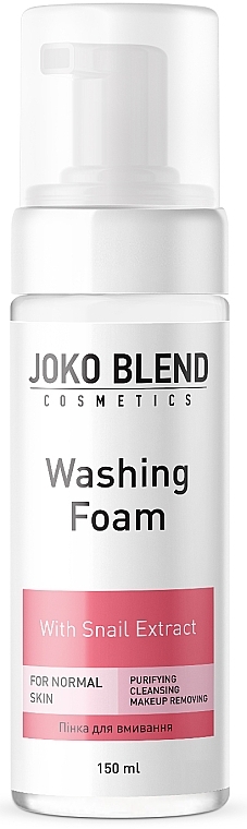 Snail Face Cleansing Foam for Normal Skin - Joko Blend Washing Foam — photo N1