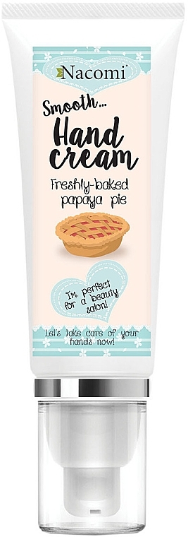 Hand Cream - Nacomi Freshly Baked Papaya Pie Smooth Hand Cream — photo N1