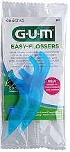 Fluoride Dental Floss, 3 pcs - Sunstar Gum Easy Flossers Cool Mint — photo N2