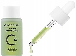 Vitamin C Face Serum - Asianclub Pure Green Vitamin C 14% — photo N2