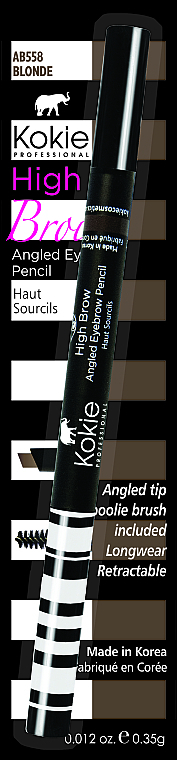 Brow Pencil - Kokie Professional High Brow Angeled Brow Pencil — photo N4