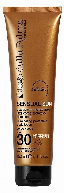 Moisturising Sunscreen Balm - Diego Dalla Palma Sensual Sun Illuminating Protective Body Lotion SPF 30 — photo N1