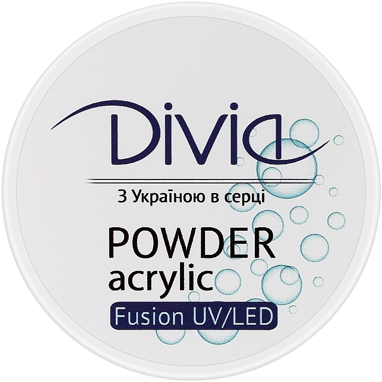 Nail Extension Acrylic Powder, Di1816 - Divia Acrylic Powder Fusion UV/LED — photo N1