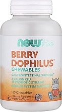 Kids Probiotic "Acidophilus". berry taste - Now Foods Berry Dophilus — photo N1