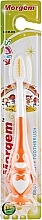 Fragrances, Perfumes, Cosmetics Kids Toothbrush, soft, M-203, orange - Morgem