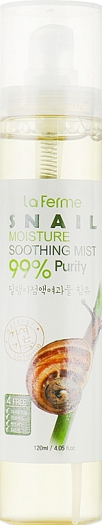 Soothing Snail Mucin Mist - FarmStay La Ferme Snail Moisture Soothing Mist — photo N1