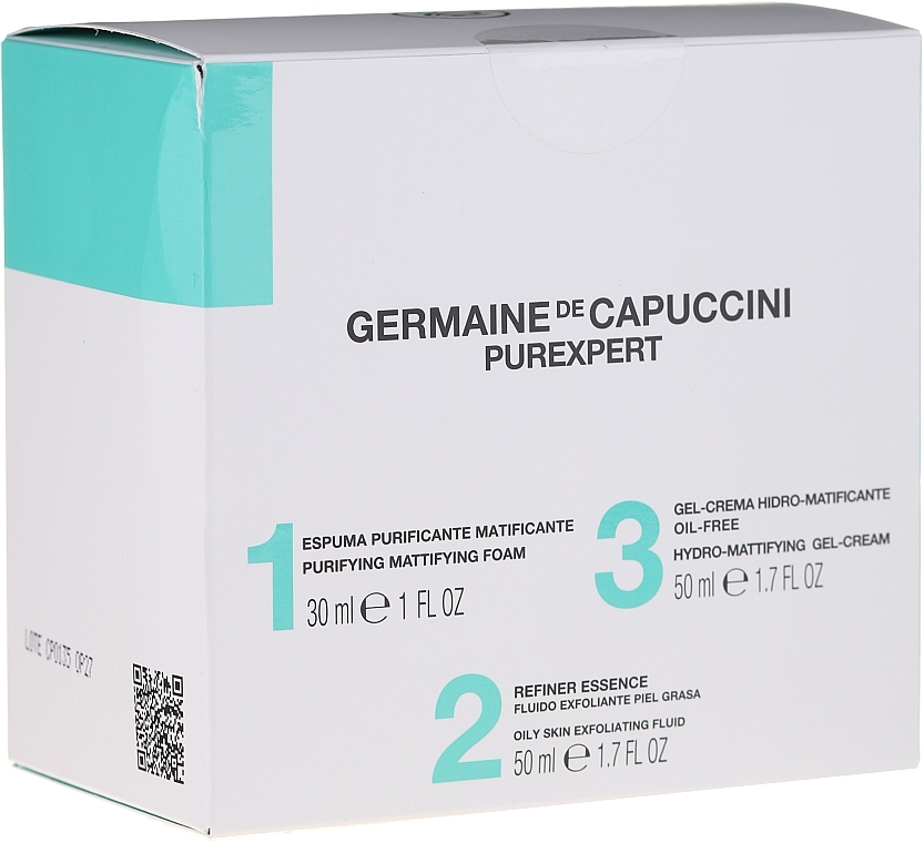 Set - Germaine de Capuccini Purexpert Special Set 1-2-3 Oily (f/foam/30ml + fluid/50ml + f/gel/50ml) — photo N1