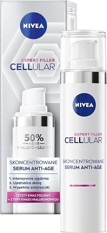 Concentrated Rejuvenating Face Serum - Nivea Expert Filler Cellular Concentrated Anti-Age Serum — photo N1