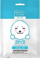 Fragrances, Perfumes, Cosmetics Moisturizing Sheet Mask - Beauty Derm Animal Seal Aqua