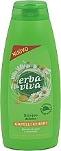 Fragrances, Perfumes, Cosmetics Chamomile Shampoo for Blonde Hair - Erba Viva Shampoo for Light Hair